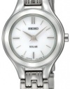 Seiko Women's SUP003 Solar Silver Dial Watch