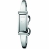 Gucci Women's YA127505 G-Frame Rectangle Steel Bangle Diamond Case Watch