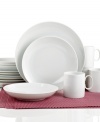 Form follows function in the Medallion dinnerware set from THOMAS by Rosenthal. Double-fired porcelain provides exceptional durability and, with clean lines and a sleek white glaze, a look that's both modern and timeless.