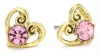 Betsey Johnson Iconic Love Bird Heart Stud Earrings