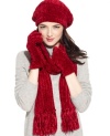 Shake off the winter blues with Charter Club's cozy and plush chenille shaker stitch scarf.