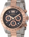 Invicta Men's 6932 Speedway Professional Collection Chronograph 18k Rose Gold-Plated and Stainless Steel Watch