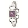 Gucci Women's YA120510 Tornabuoni Square Lilac Dial Watch