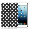 MiniSuit Polka Dot Soft Rubberized Case Cover for Apple iPad Mini (Black)