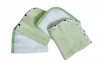 American Baby Company 4-Pack 100% Organic Cotton Terry Washcloths, Celery