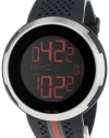 Gucci Men's YA114103 I-Gucci Digital Black Rubber Strap Watch