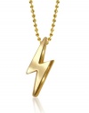 Alex Woo Little Rock Star Yellow Lightening Bolt Pendant Necklace