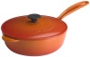 Le Creuset Enameled Cast-Iron 2-1/4-Quart Saucier Pan, Flame