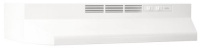 Broan 413001 Economy 30-Inch Two-Speed Non-Ducted Range Hood, White