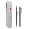 Chromo Inc. Mesh Stylus Elegant Gift Set - Extreme-Durable Pro Series, 1 Black and 1 Silver Stylus in Chrome Gift Box