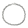 Women's Stainless Steel Rolo Bracelet, 8