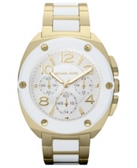 Add a chic element to your look with this Tribeca watch by Michael Kors.