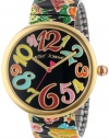 Betsey Johnson Women's BJ00039-25 Analog Printed Fruit Expansion Band Watch