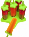 Tovolo Star Ice Pop Molds, Set of 6, Green