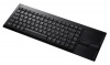 Perixx PERIBOARD-716, Wireless Keyboard with Touchpad - 2.4G - Up to 30 Ft Operating Range - 16.14x5.70x1.02 Dimension - 128 Bit AES Encryption - Large 3.2 Touchpad - On/Off Switch 2xAA Duracell Batteries Included