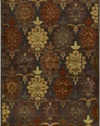 Area Rug 5x7 Rectangle Transitional Chocolate-Brown Color - Surya Basilica Rug from RugPal