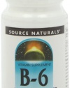 Source Naturals Vitamin B-6, 50mg, 250 Tablets