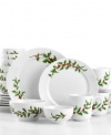 Martha Stewart Festive Holly 20-pc Dinnerware Set