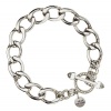 Juicy Couture Jewelry Silver Starter Heart Charm Bracelet