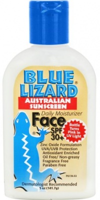 Blue Lizard Australian Suncreen, Face SPF 30+, 5-Ounce