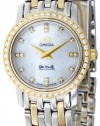 Omega Women's 4375.75 White Mother-Of-Pearl Dial DeVille Prestige Watch