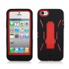 Apple iPhone 5 Hybrid Case With Kickstand Red