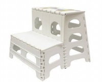 Range Kleen SS2 Double Step Stool, Gray