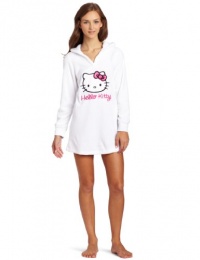 Hello Kitty Juniors Snuggly Embroidered Lounge Shirt