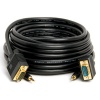 Premium 25ft HD15 M/M VGA / SVGA / UXGA with AUDIO Monitor Projector Cable Stereo 3.5mm Audio - Double Shielded UL Listed