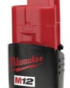 Milwaukee 48-11-2401 M12 RED LITHIUM 12-Volt Lithium-ion Cordless Tool Battery