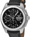 Tissot Men's T0084141605100 PRC 100 Black Chronograph Dial Watch