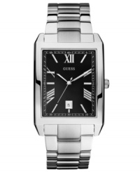 With its dark dial and sleek steel details, this masculine watch from GUESS grabs attention.