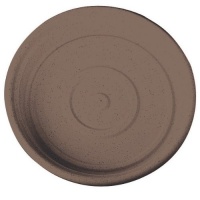 Allied Precision Industries SDC24BBRZ DuraCotta Saucer, 24-Inch, Broadway Bronze