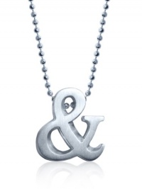 Alex Woo Little Letters Sterling Silver Letter and Pendant Necklace, 16