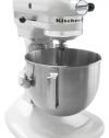 KitchenAid K4SSWH 4 -1/2 Quart Bowl Lift Stand Mixer, White