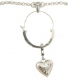 Juicy Couture Chain Charm Catcher Necklace Silver