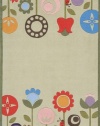 Whimsy Grass Kids Rug Size: 2' x 3'