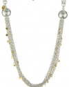 GURHAN Delight Silver with High Karat Gold Accents Chain Necklace