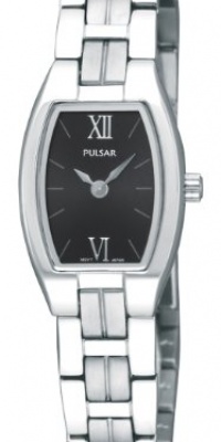 Pulsar Women's PEGE65 Dress Black Dial Watch