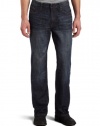 Kenneth Cole New York Men's Dark Indigo Jean, Dark Indigo, 36/32