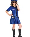 Fun World Girls Police Officer Cute Kids Cop Halloween Costume