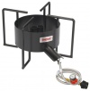 Bayou Classic SP40 22-Inch Double Jet Cooker with Hose Guard