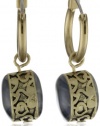 Kenneth Cole New York Abalone Small Hoop Earrings