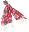 Lilly Pulitzer Women's Murfee Scarf, Hotty Pink, One Size