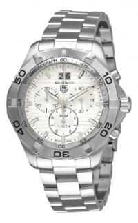 TAG Heuer Men's CAF101F.BA0821 Aquaracer Quartz Silver Chronograph Dial Watch