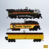 Hallmark Keepsake 2012 Chessie Steam Special - Set of 3 Miniature Lionel Train Ornaments - #QXM9011