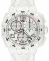 swatch Men's SUIW402 Quartz White Dial Chronograph Plastic Watch