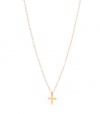 Gorjana Cross Over Necklace Gold