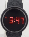 LED TOUCH SCRREN Digital Watch Time N Calender Black Plastic Band