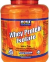 NOW Foods Whey Protein Isolate, 100% Pure 5Lb (Packaging May Vary)